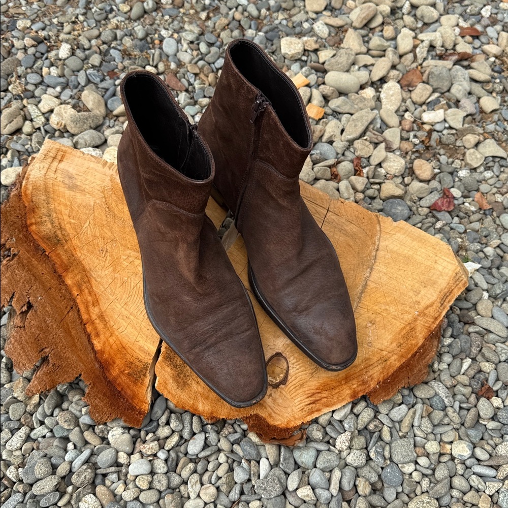 Men’s Brown leather short Boots